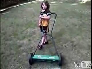 Fall Workout:  Use a Push Mower